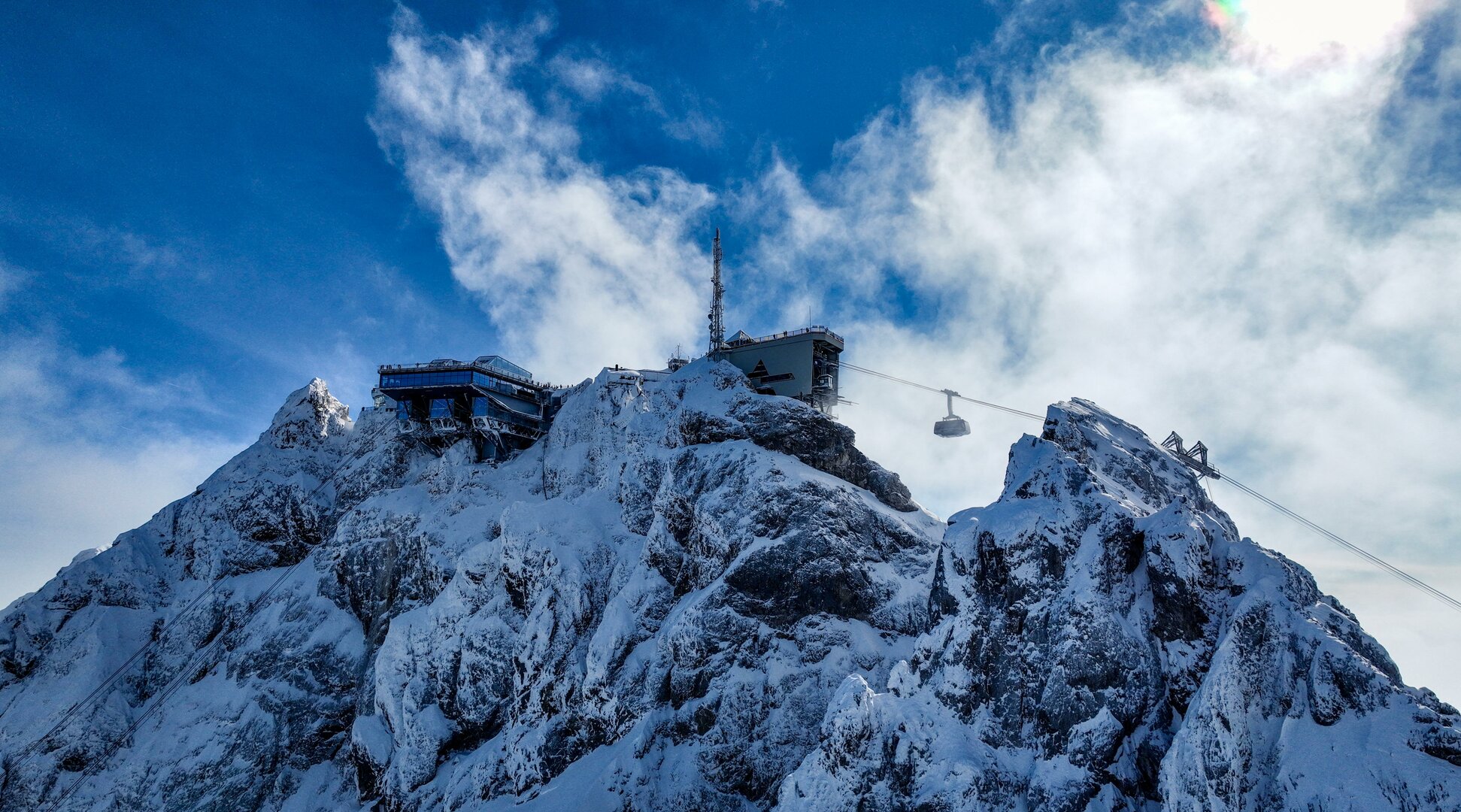 Zugspitze in winter | © Tiroler Zugspitz Arena/Valentin Schennach