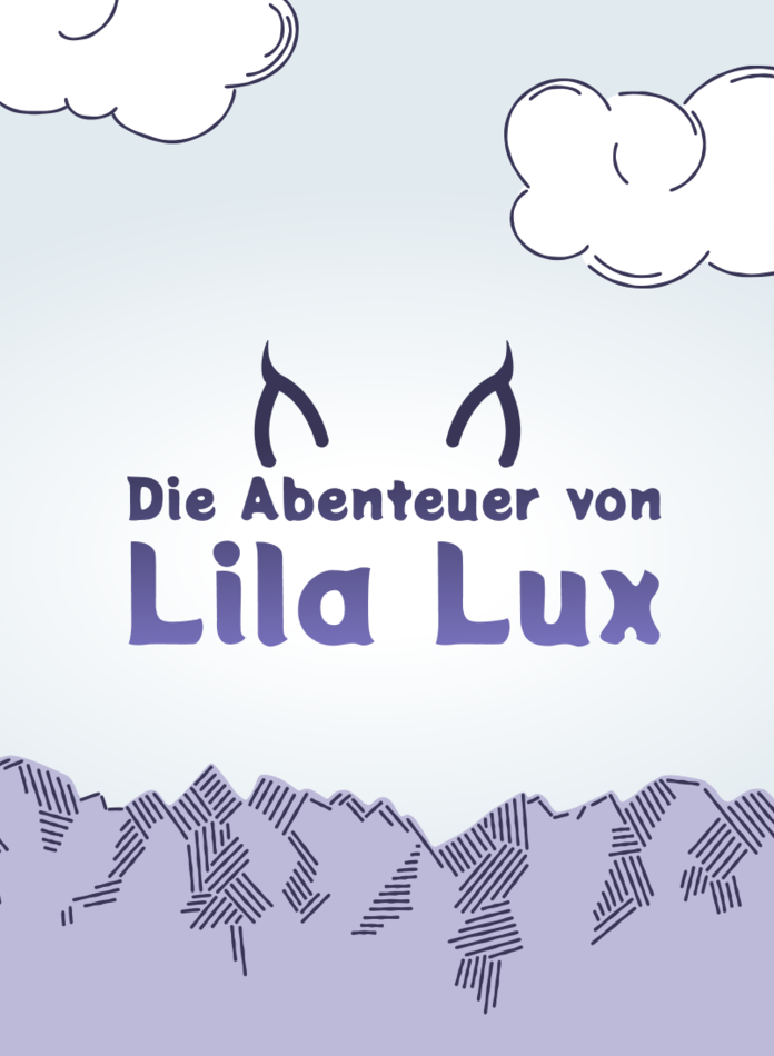 A graphic of a mobile phone featuring the character Lila Lux | © Wunderweg