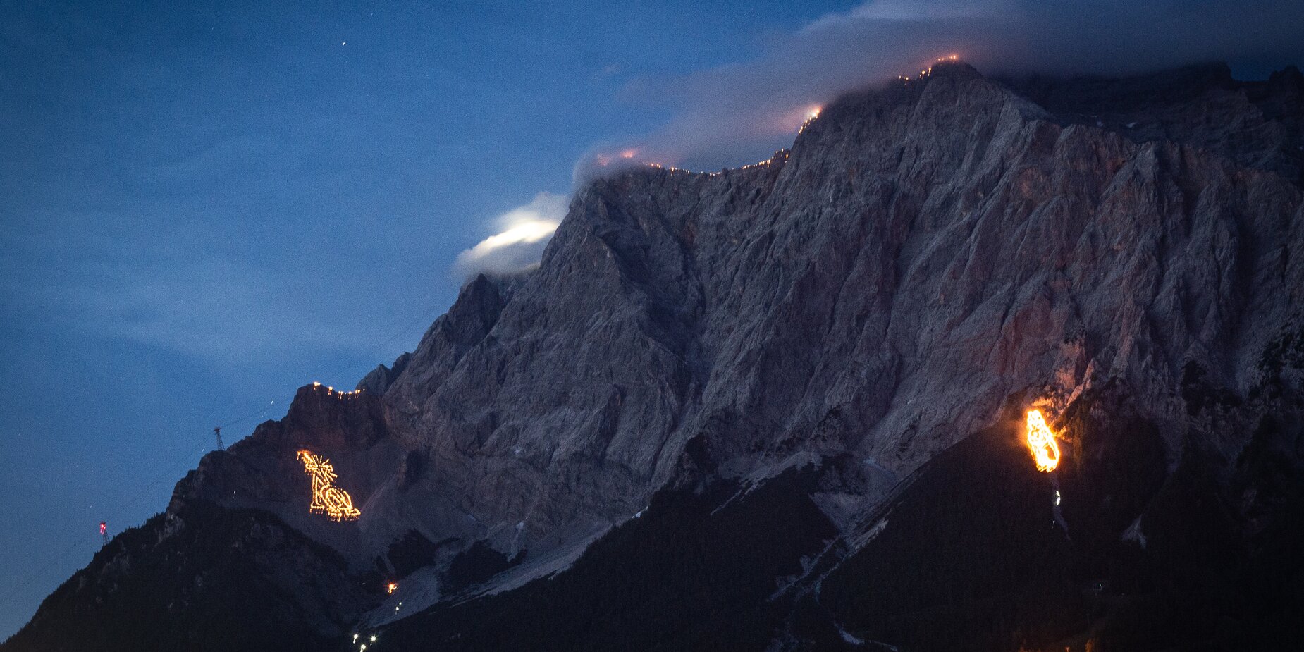 Bergfeuer | © Tiroler Zugspitz Arena