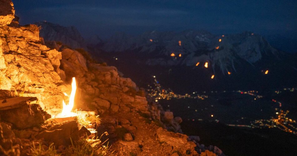 Bergfeuer | © Tiroler Zugspitz Arena