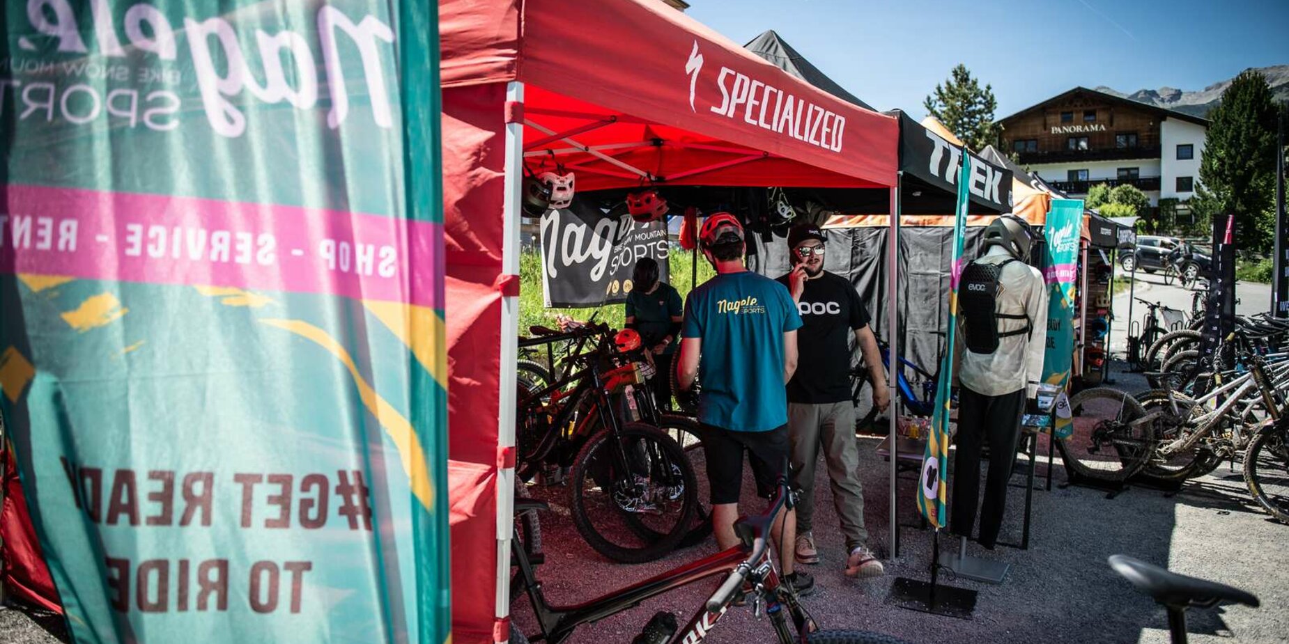 Stand Bike-Opening | © Tiroler Zugspitz Arena/Nikola Radovic