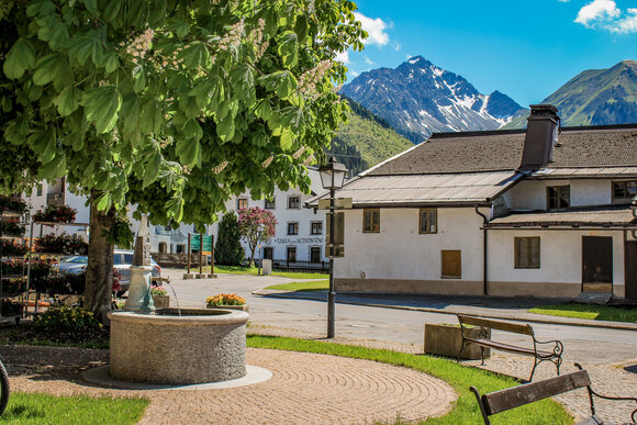 Houses and mountains in Bichlbach | © Tiroler Zugspitz Arena