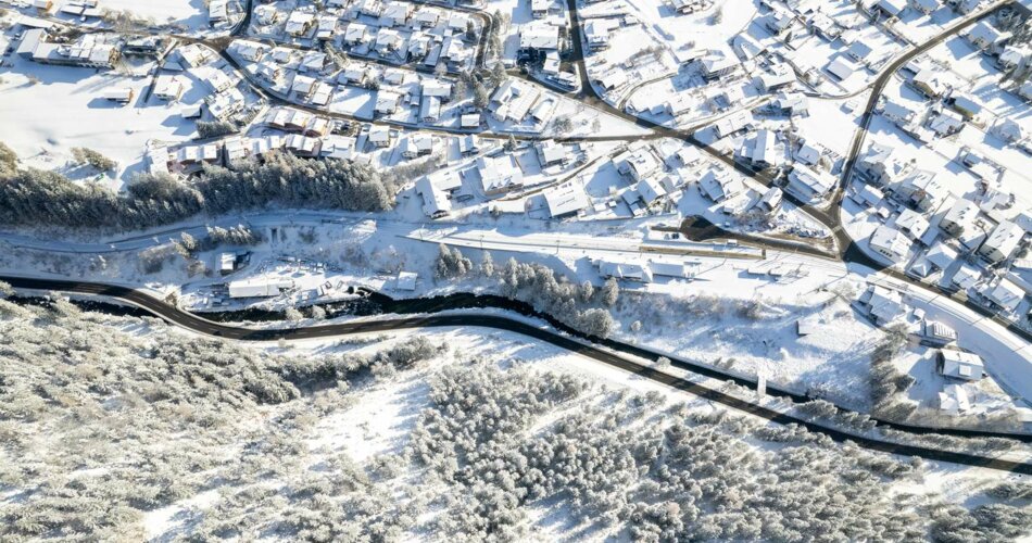 Ehrwald in winter from above | © Tiroler Zugspitz Arena/Zotz Lea