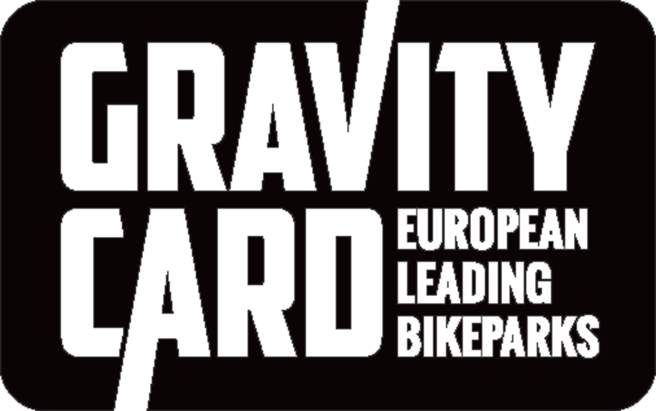 Schwarzes Logo mit weißer Aufschrift: Gravity Card | © Gravity Bikeparks