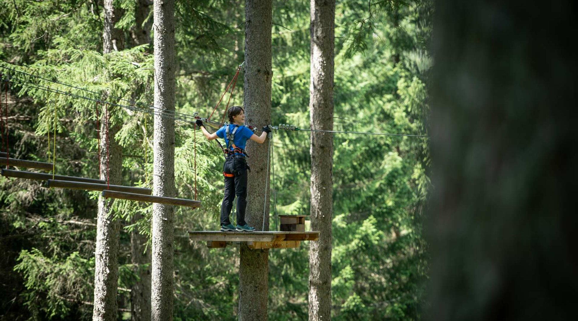 Man on the rope | © Tiroler Zugspitz Arena/Nikola Radovic