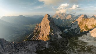 Bergpanorama der Region | © Tiroler Zugspitz Arena/ Sam Oetiker