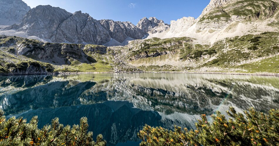 Lake with mountains | © Tiroler Zugspitz Arena/Valentin Schennach