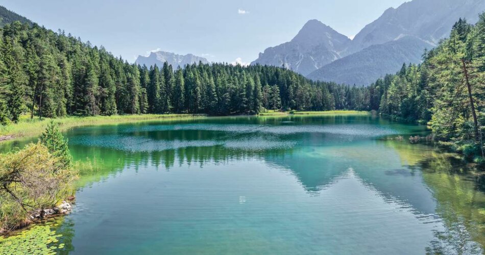 Lake with forest | © Tiroler Zugspitz Arena/Valentin Schennach