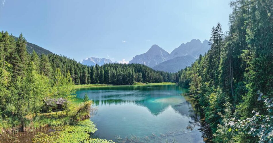 Lake with forest | © Tiroler Zugspitz Arena/Valentin Schennach