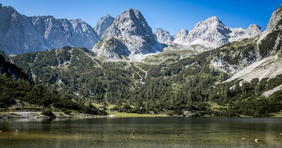 Lake in the mountains | © Tiroler Zugspitz Arena/Valentin Schennach