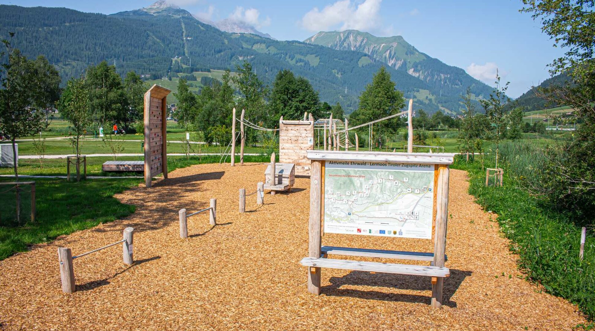 Calisthenics playground | © Tiroler Zugspitz Arena/Matej Kurzweil