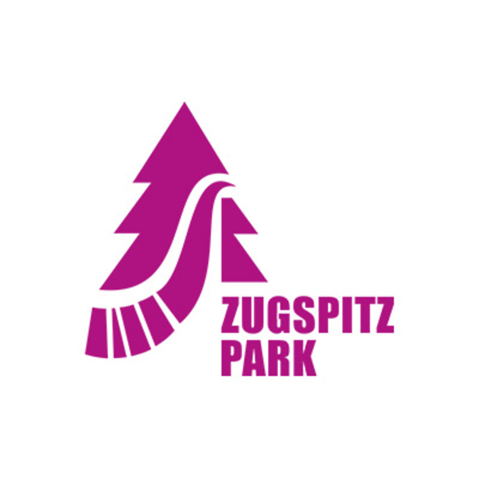Logo Zugspitzpark in violetter Farbe | © Zugspitzpark