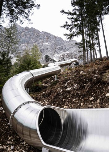 A steel slide in the forest | © Tiroler Zugspitz Arena