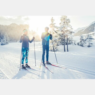 Two cross-country skiers | © Tiroler Zugspitz Arena/C. Jorda