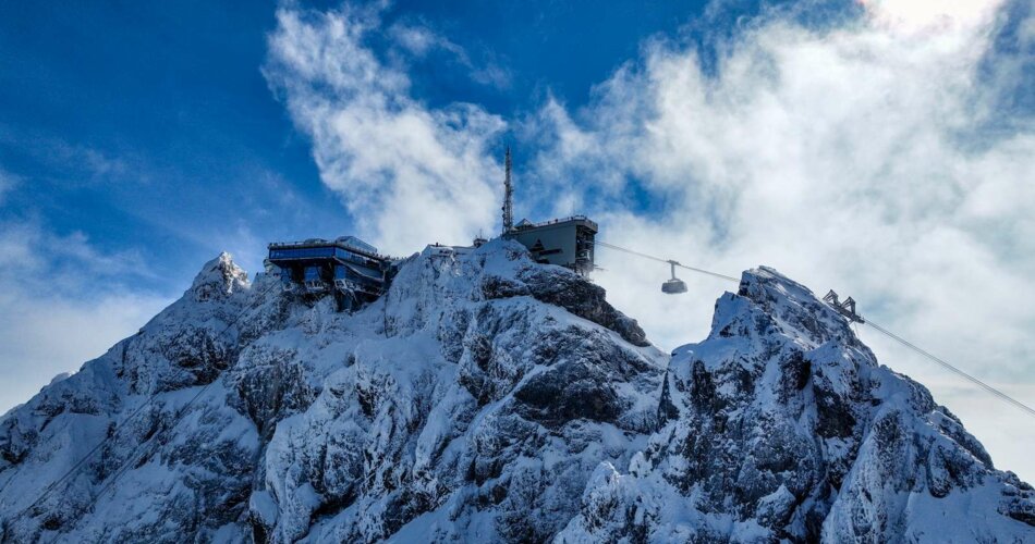 The Tiroler Zugspitzbahn cable car | © Tiroler Zugspitz Arena/ Valentin Schennach