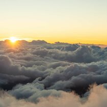 Clouds and the setting sun | © Tiroler Zugspitz Arena/Nikola Radovic